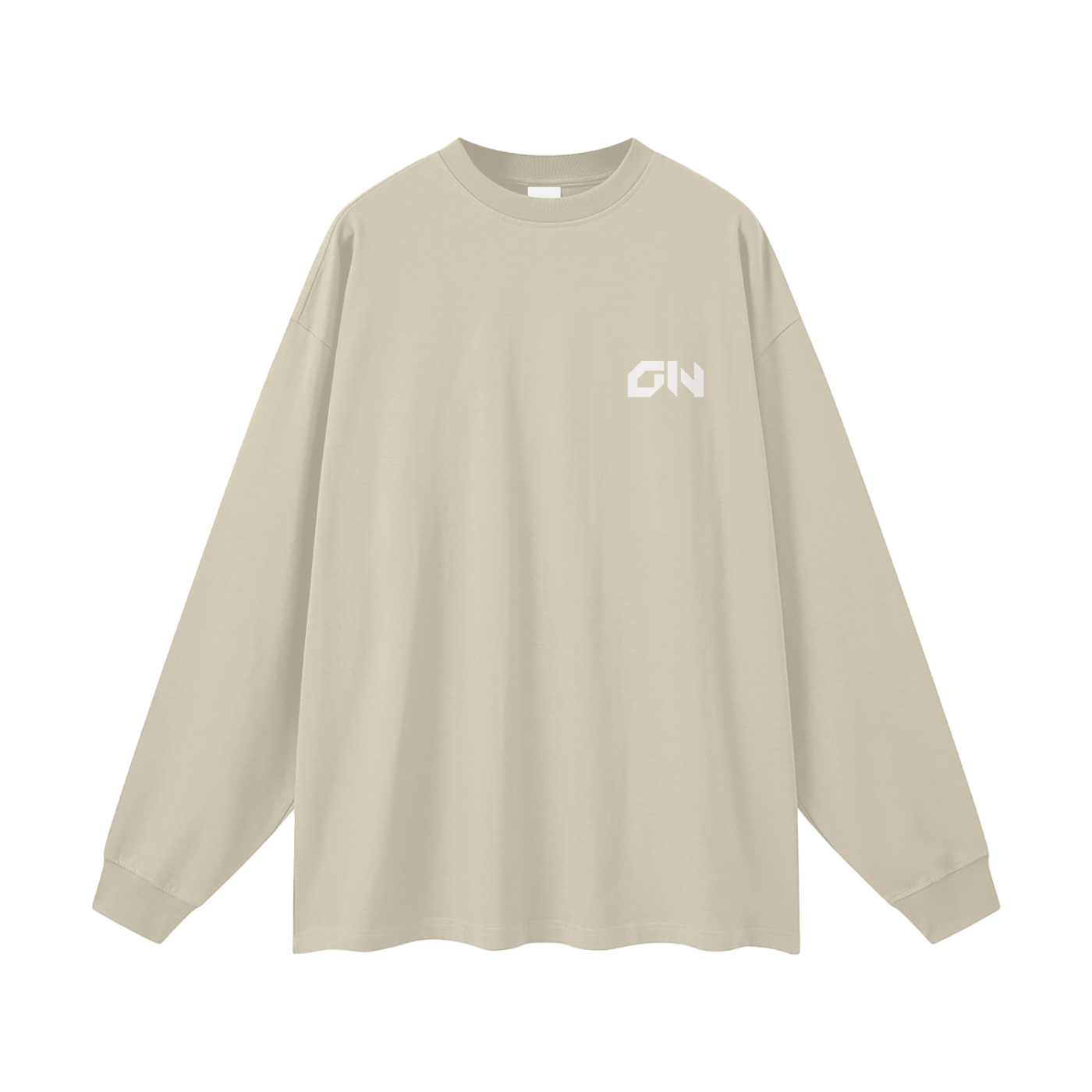 Streetwear Unisex 305G FOG 100% Cotton Long Sleeve Tee