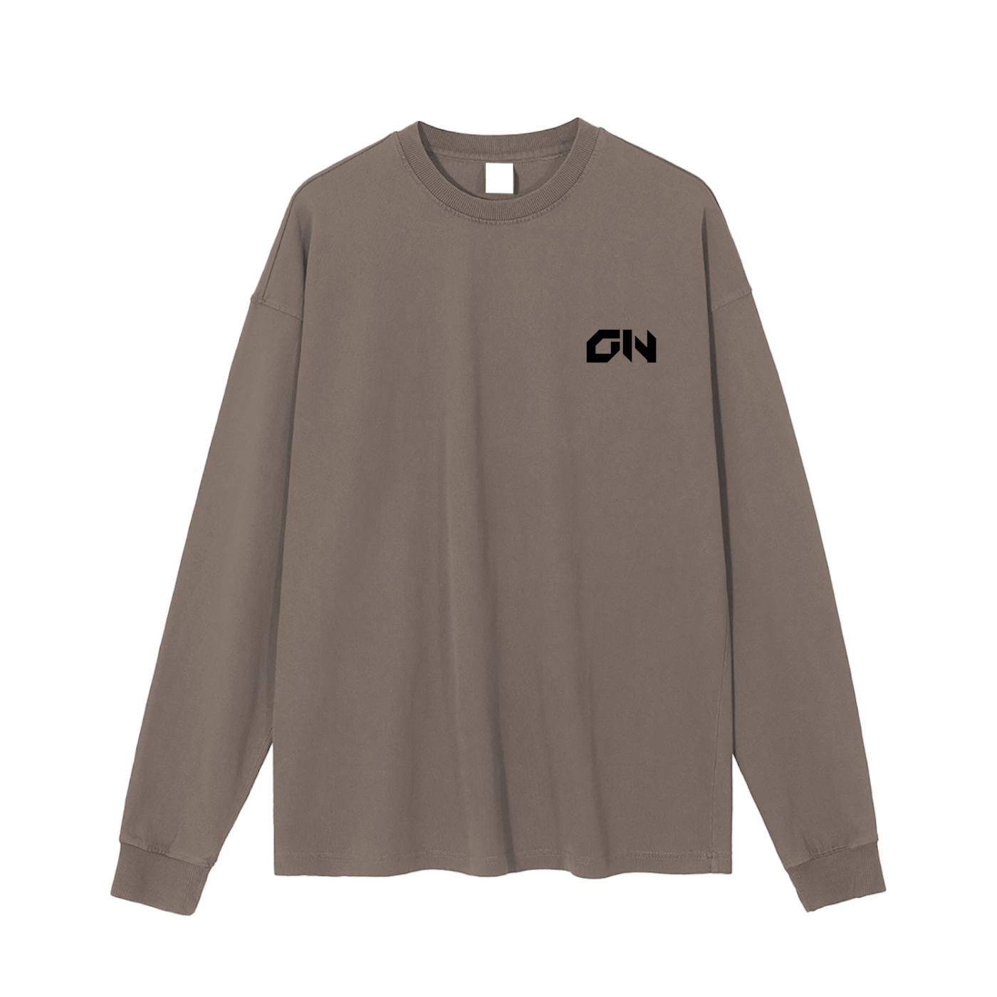 Enzyme Washed Long Sleeve T-shirt